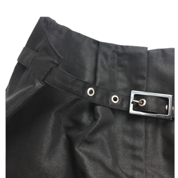 JUST Cavalli Belted waist Mini Skirt In Black - Picture 4 of 7